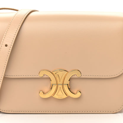 Celine Shiny Calfskin Teen Triomphe Nude 10 of 23