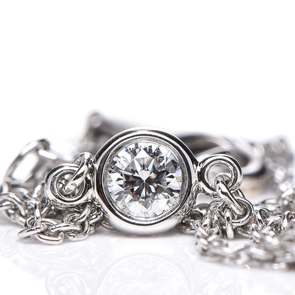 Tiffany Platinum Diamond .08ct Elsa Peretti Diamonds by the Yard Bracelet 6 of 6