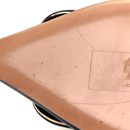 Valentino Garavani Calfskin Tonal Vlogo Slingback 40mm Pumps 37.5 Black 11 of 11