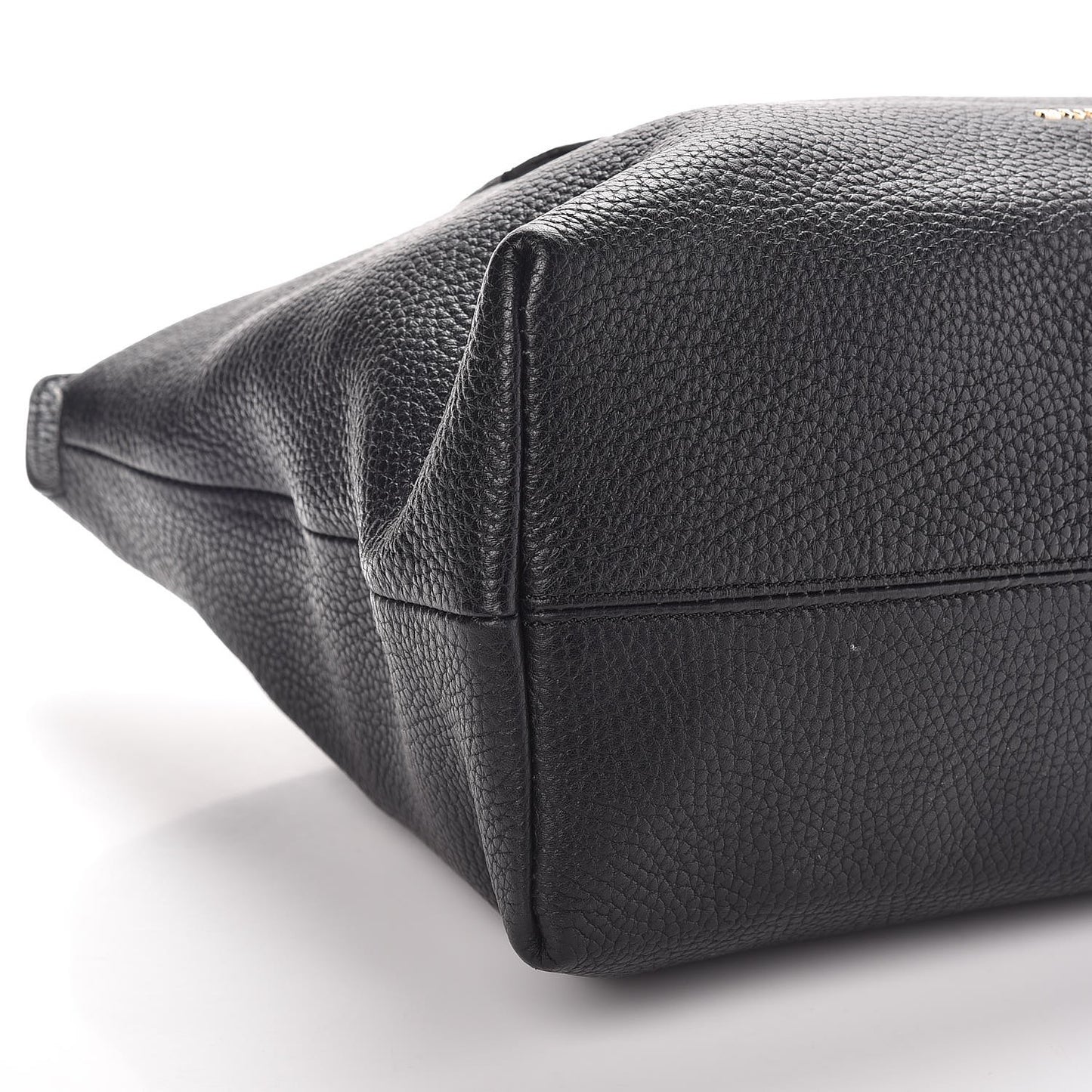London Grainy Calfskin Medium Baynard Tote Black