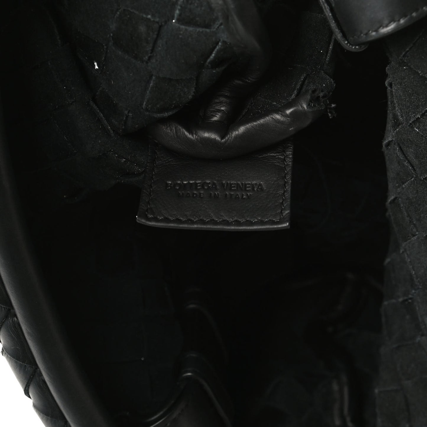 Nappa Intrecciato Messenger Bag Black