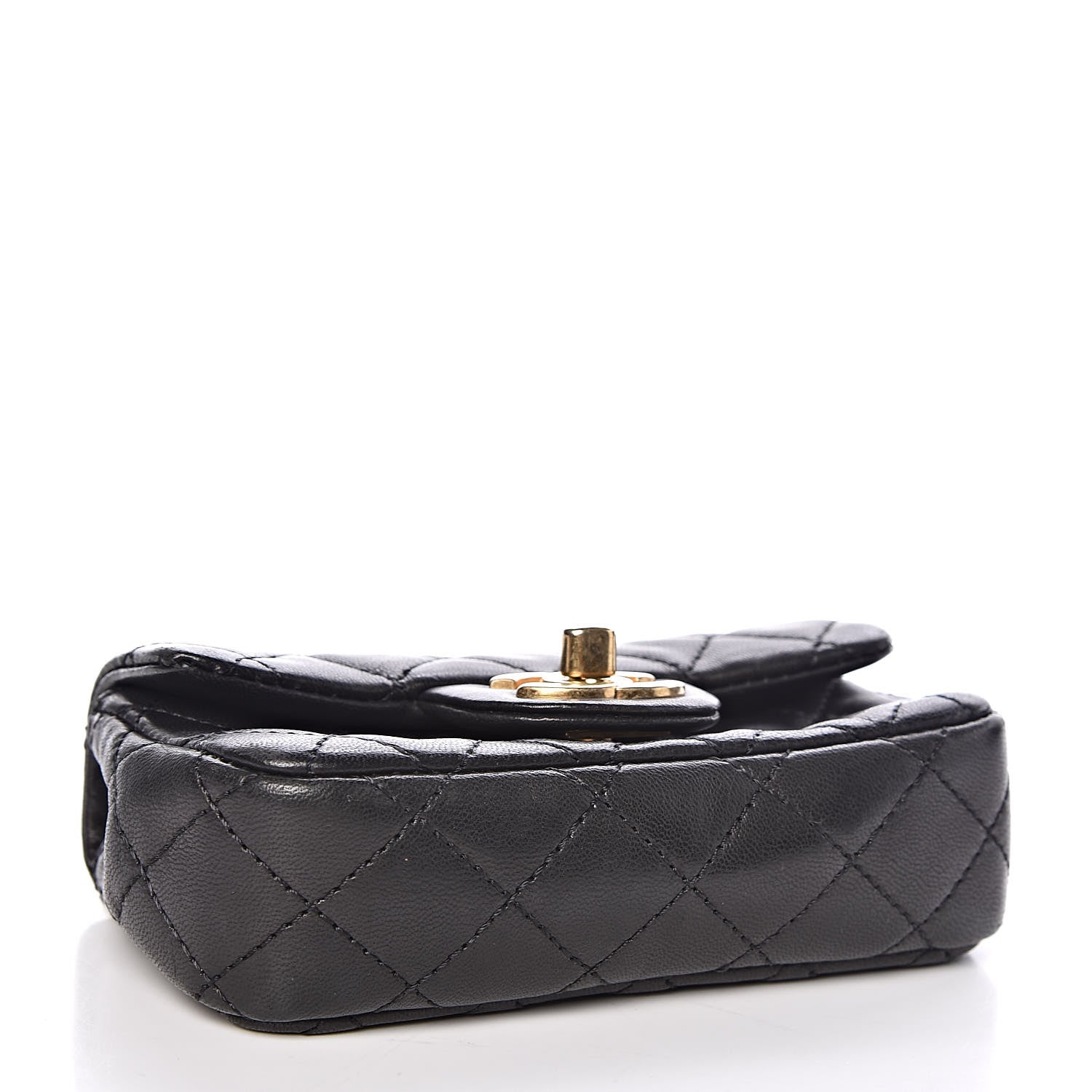 Chanel Lambskin Quilted Extra Mini Flap Black 4 of 9