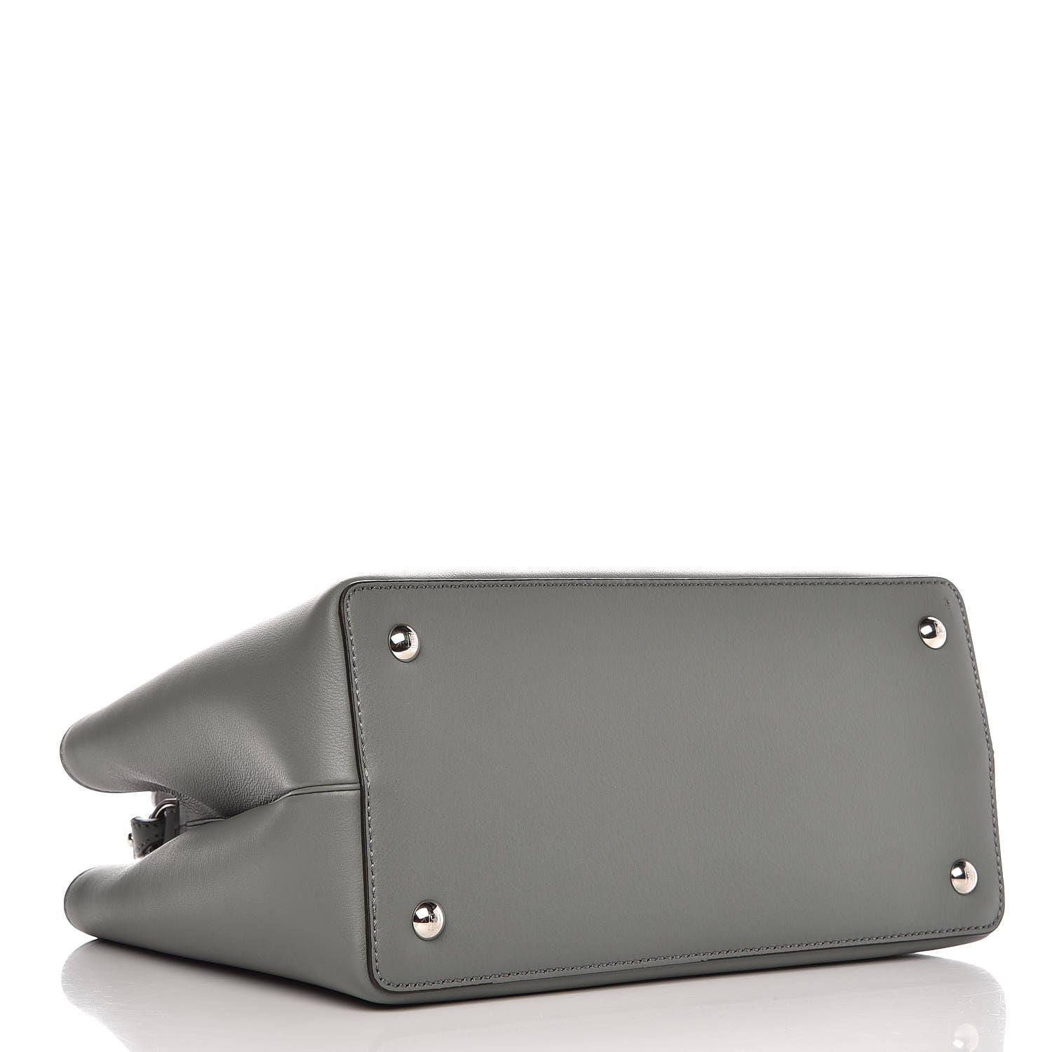 Fendi Vitello Dolce Petite 2Jours Tote Alga Amarone 4 of 8