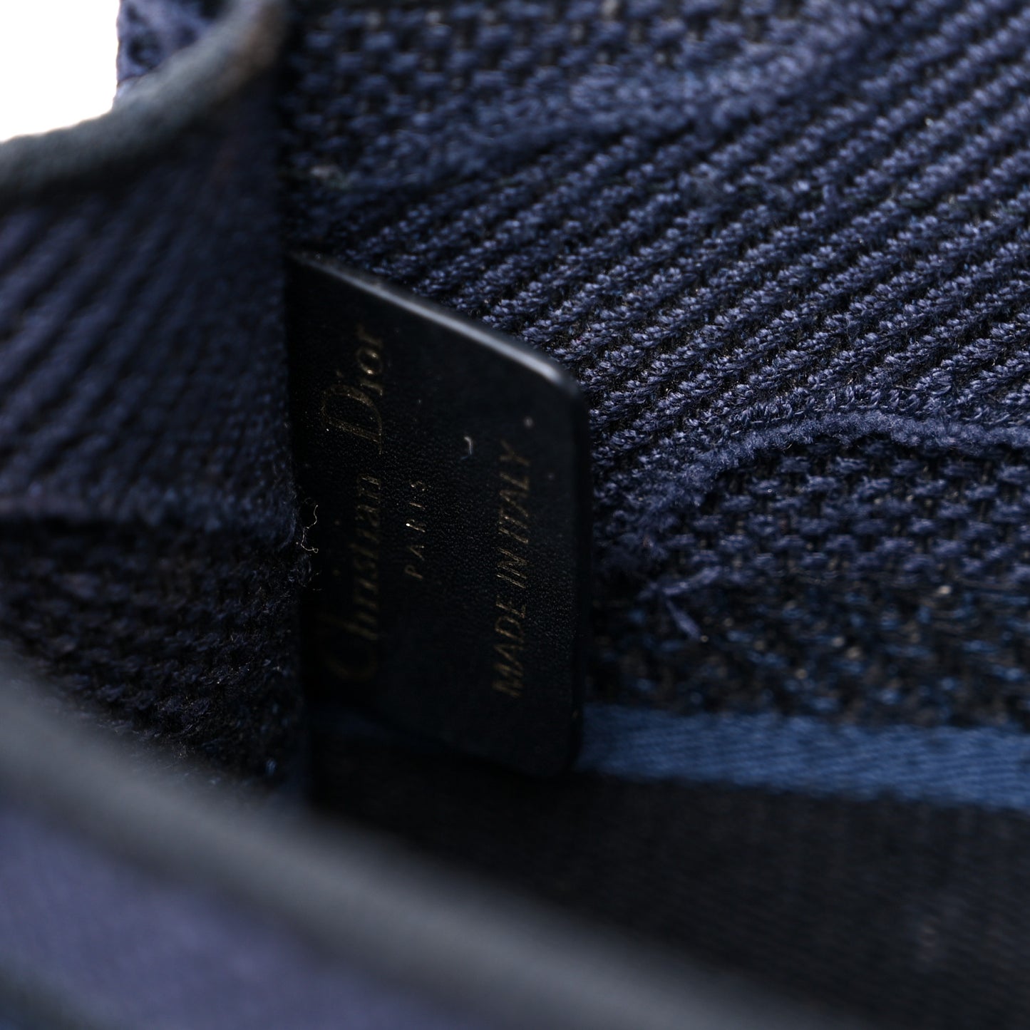 Canvas Embroidered Camouflage Mini Book Tote Blue