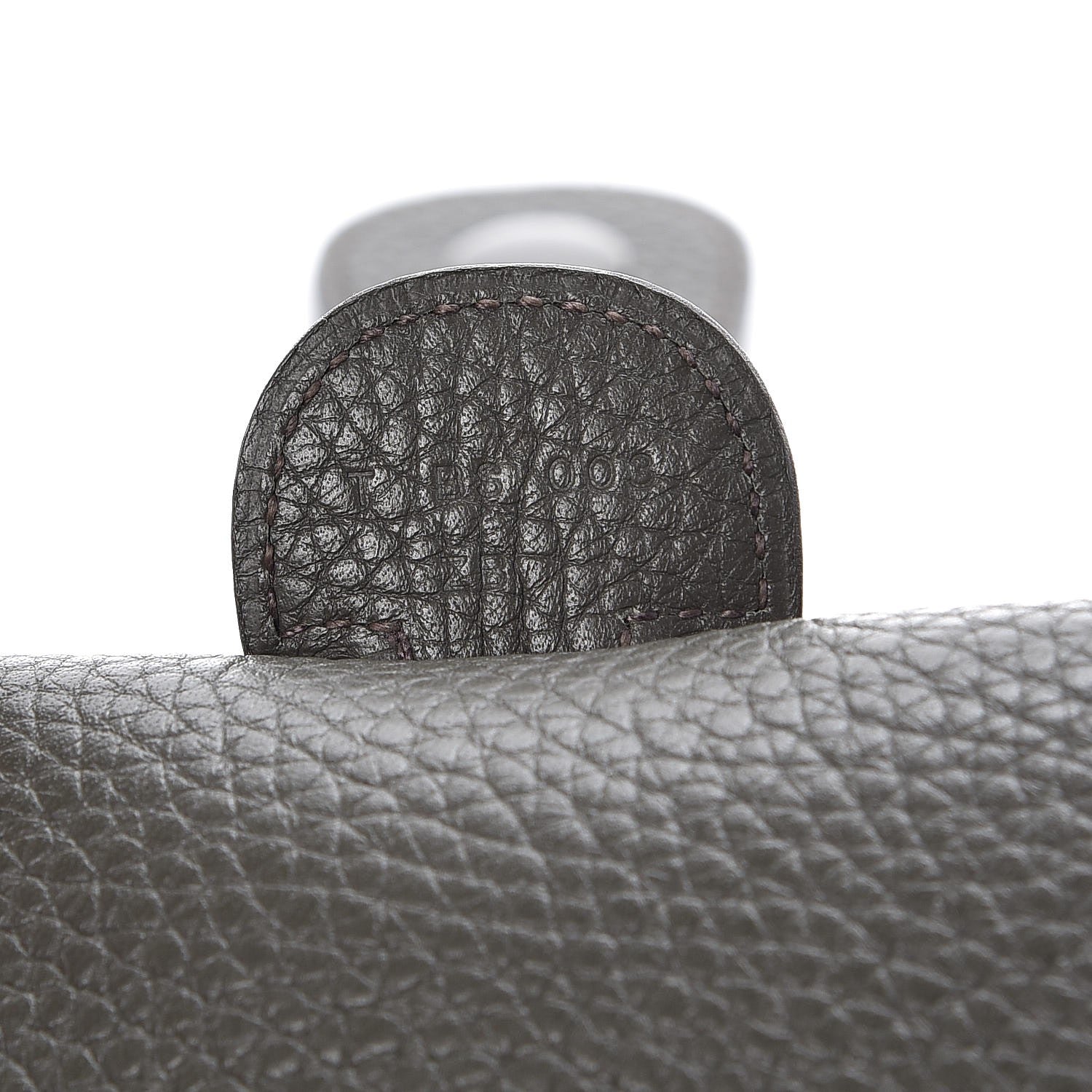 Hermes Taurillon Clemence Evelyne III GM Vert De Gris 7 of 8