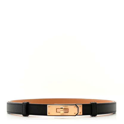Hermes Epsom Kelly Belt Black 1 of 4
