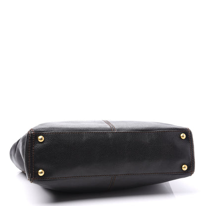 Chanel Calfskin Wood Chain Tote Black 3 of 15