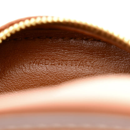Celine Smooth Calfskin Cuir Small Triomphe Oval Crossbody Purse Tan 6 of 9