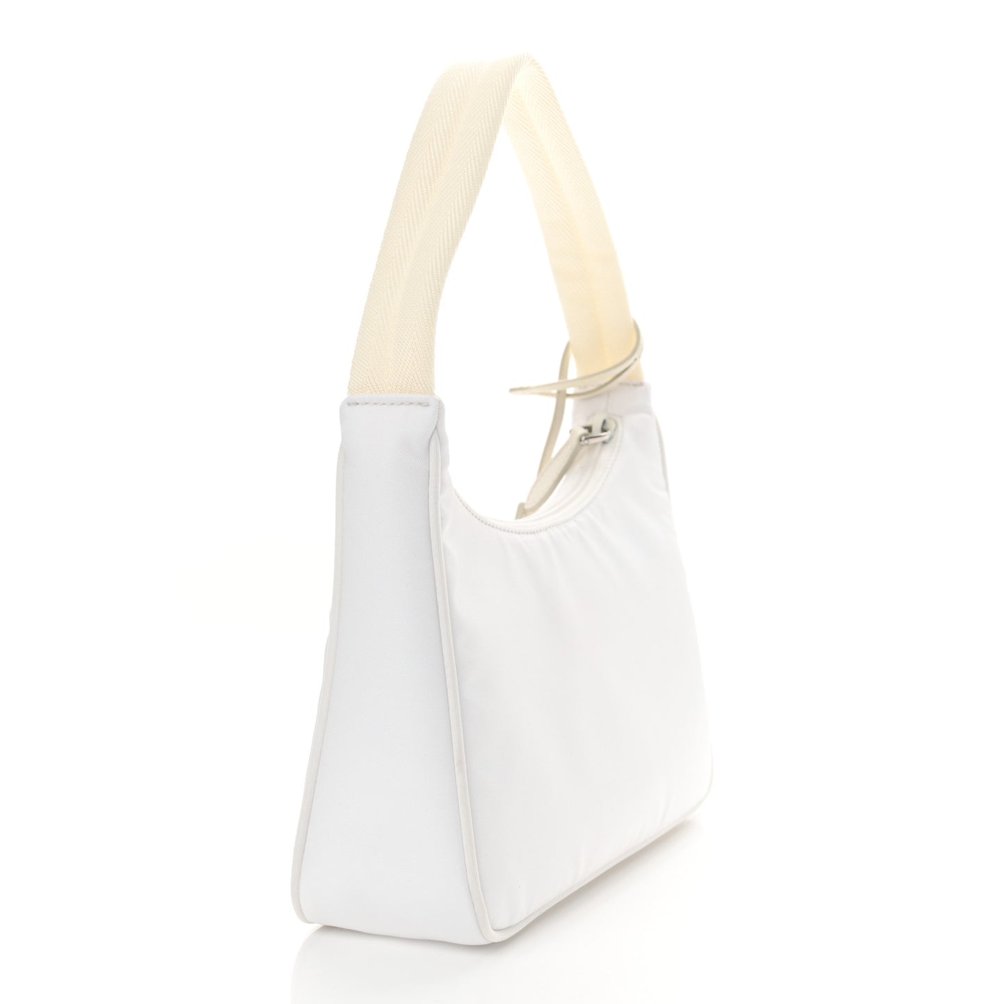 Tessuto Nylon Mini Re-Edition 2000 Bag White