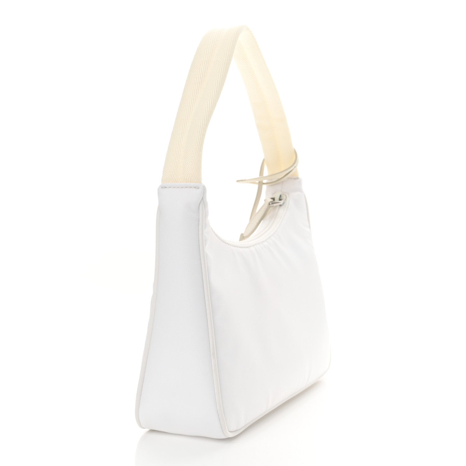 Prada Tessuto Nylon Mini Re-Edition 2000 Bag White 3 of 10