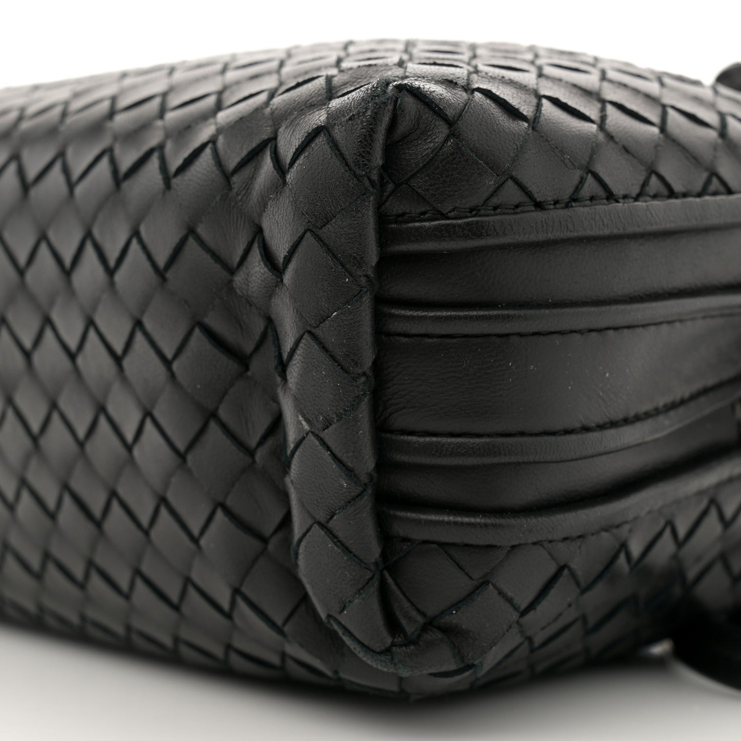Nappa Intrecciato Nodini Bag Black