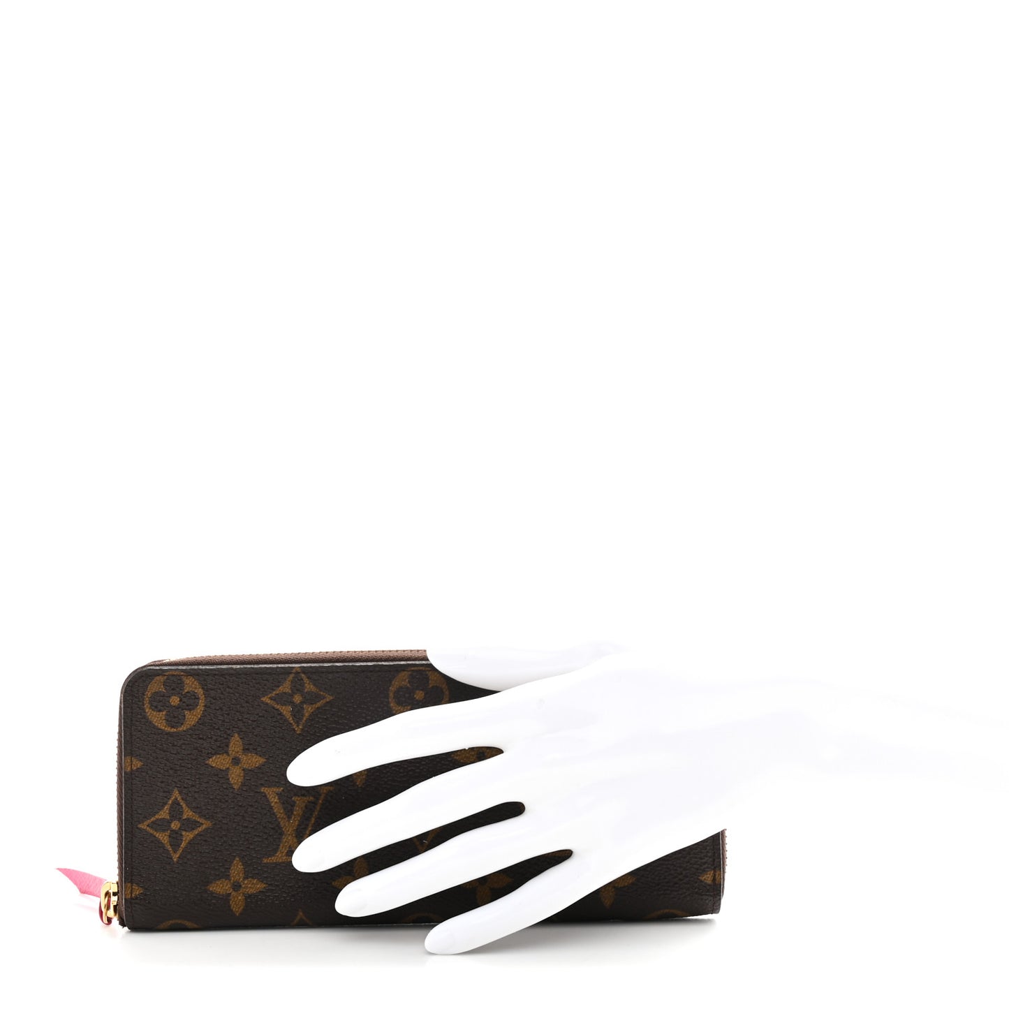 Monogram Clemence Wallet Hot Pink