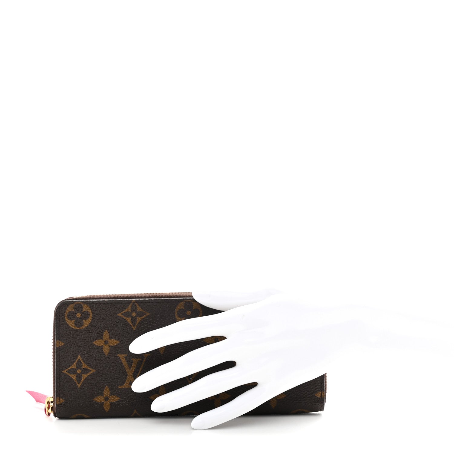 Louis Vuitton Monogram Clemence Wallet Hot Pink 2 of 9