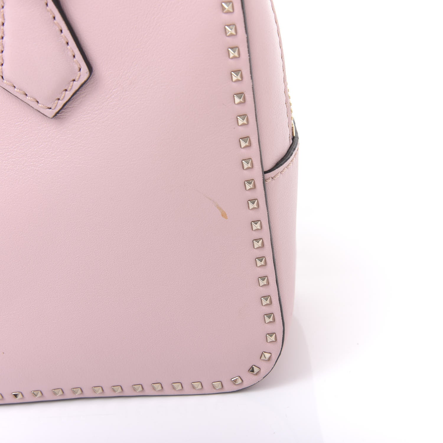 Valentino Garavani Vitello Micro Rockstud Convertible Satchel Water Rose 7 of 9
