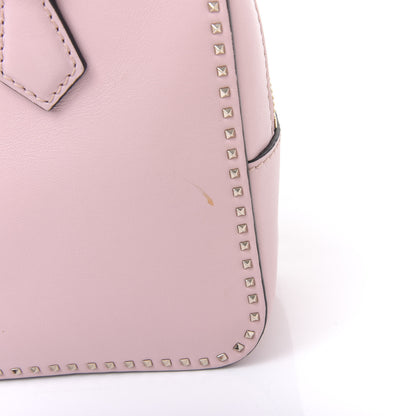 Valentino Garavani Vitello Micro Rockstud Convertible Satchel Water Rose 7 of 9