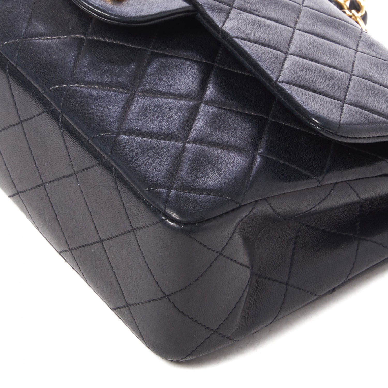 Chanel Lambskin Quilted Small Double Flap Black 4 of 9