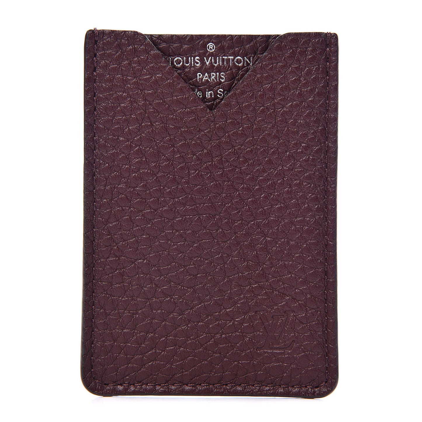 Taurillon Card Holder Bordeaux
