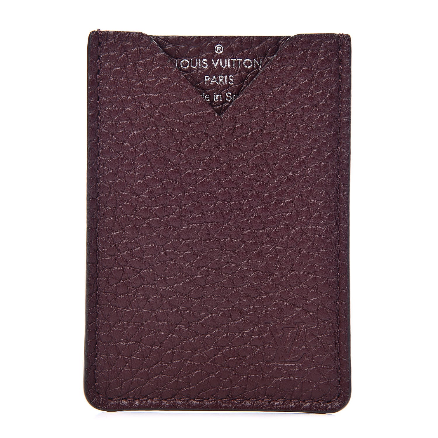 Louis Vuitton Taurillon Card Holder Bordeaux 1 of 5