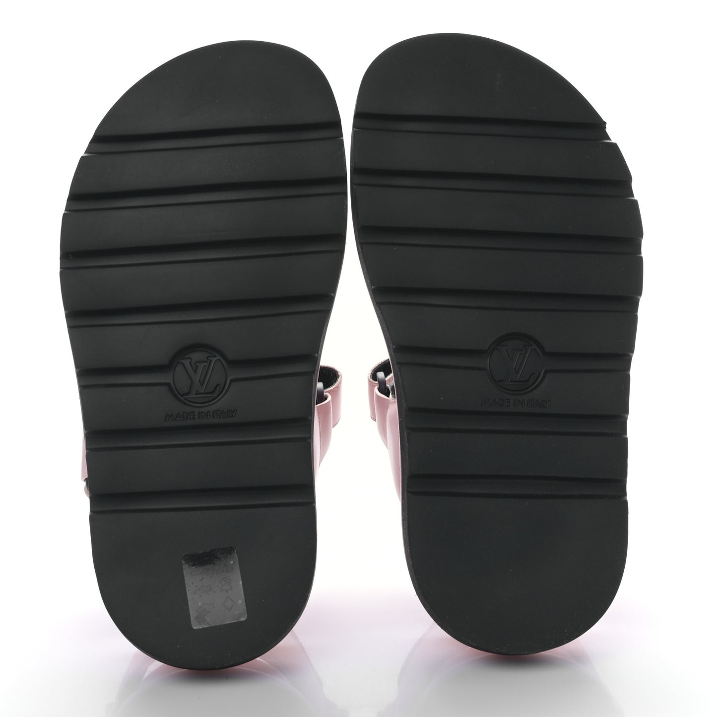 Calfskin Pool Pillow Flat Comfort Sandals 35 Rose Clair Pink