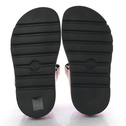 Louis Vuitton Calfskin Pool Pillow Flat Comfort Sandals 35 Rose Clair Pink 5 of 8