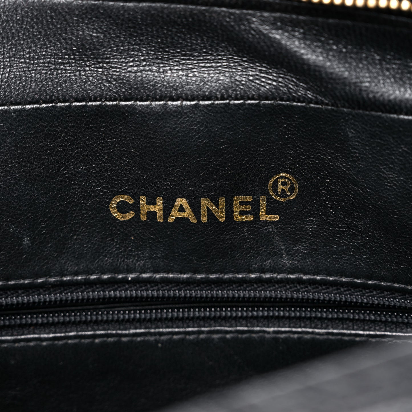 Caviar Quilted Flap Black
