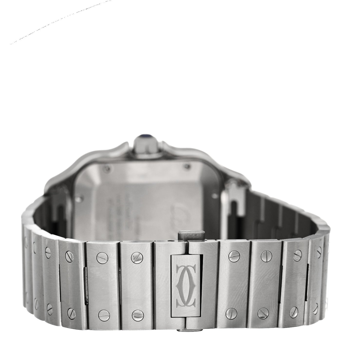 Stainless Steel 39.8mm Santos De Cartier Automatic Watch