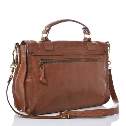 Proenza Schouler Lambskin Medium PS1 Satchel Saddle 3 of 7