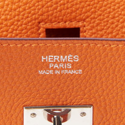 Hermes Togo Birkin 30 Orange 15 of 19