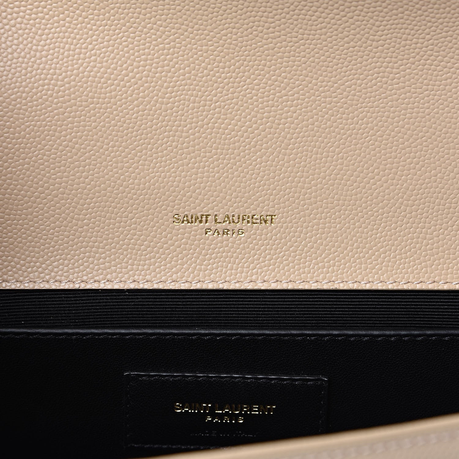 Saint Laurent Grain De Poudre Medium Monogram Kate Satchel Nude Powder 7 of 9