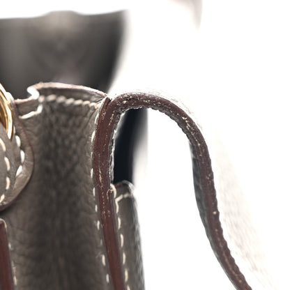 Hermes Taurillon Clemence Sac Roulis 23 Etain 12 of 12