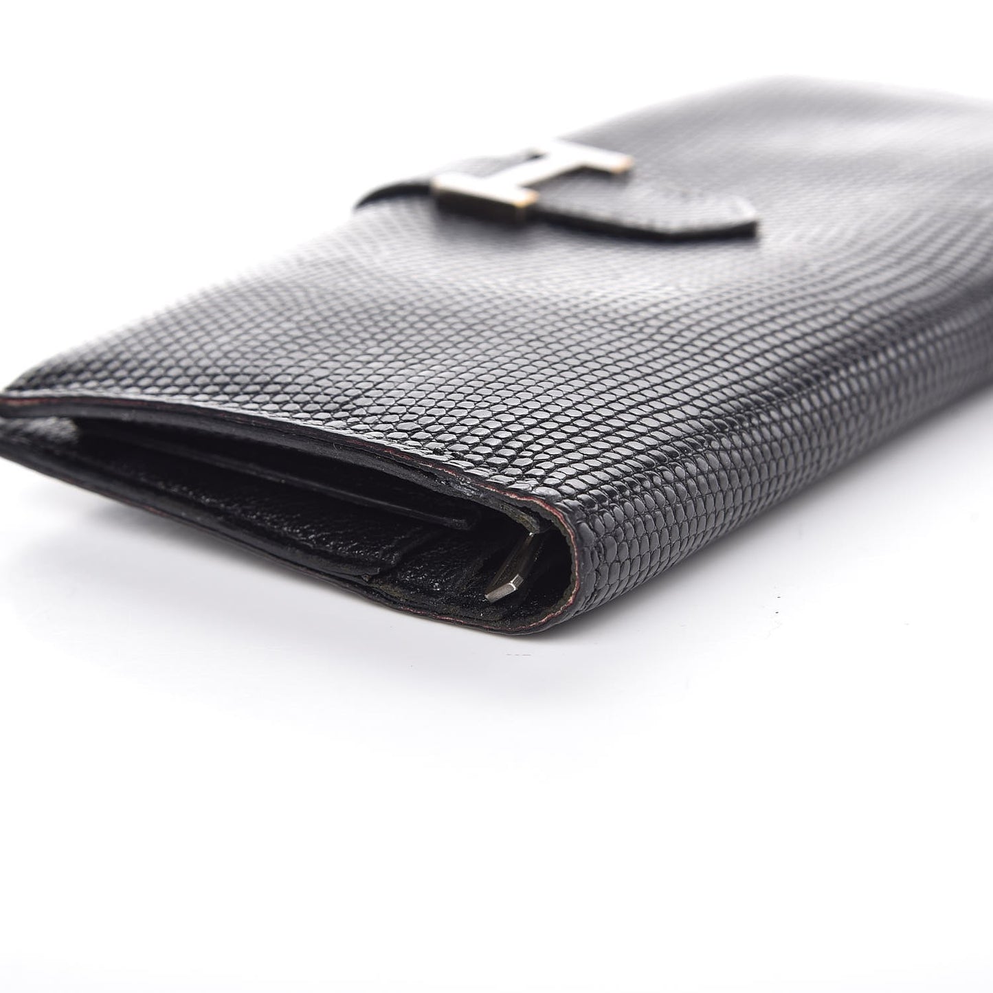 Lizard Bearn Gusset Wallet Black