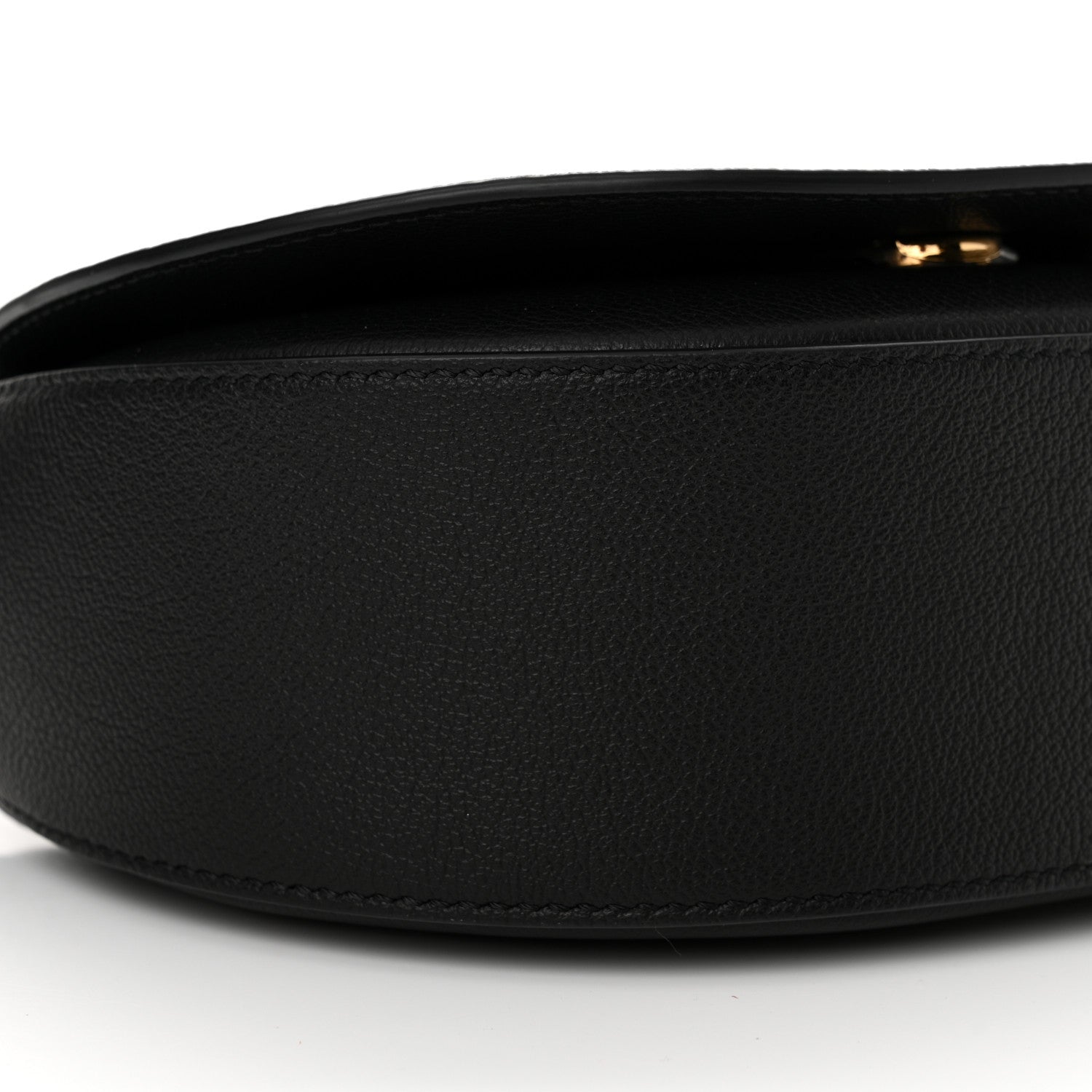 Versace Grained Calfskin La Medusa Small Shoulder Bag Black 8 of 10