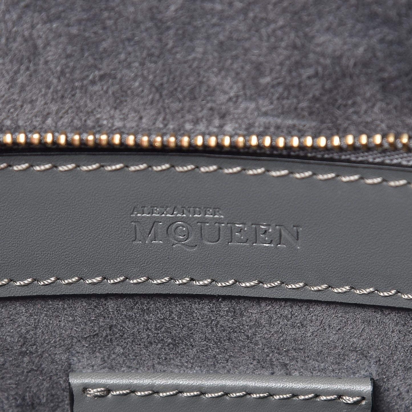 Calfskin Heroine Open Tote Grey