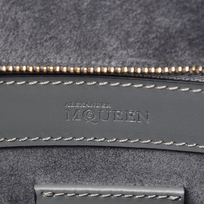 Alexander McQueen Calfskin Heroine Open Tote Grey 8 of 10