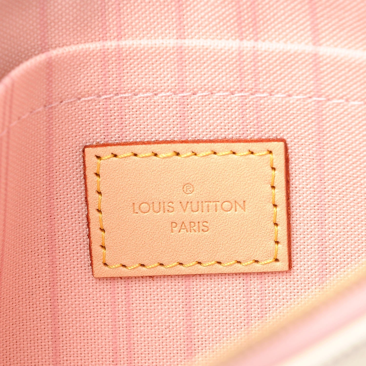 Louis Vuitton Damier Azur Neverfull MM GM Pochette Rose Ballerine 6 of 7