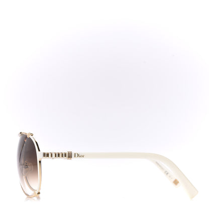 Christian Dior Chicago 2 Aviator Sunglasses White 3 of 7
