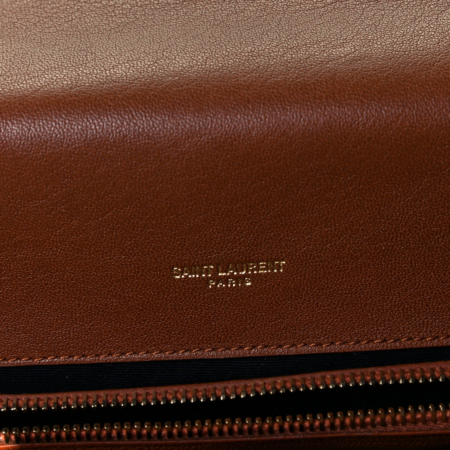 Sheepskin Matelasse Chevron Monogram Large College Satchel Brick