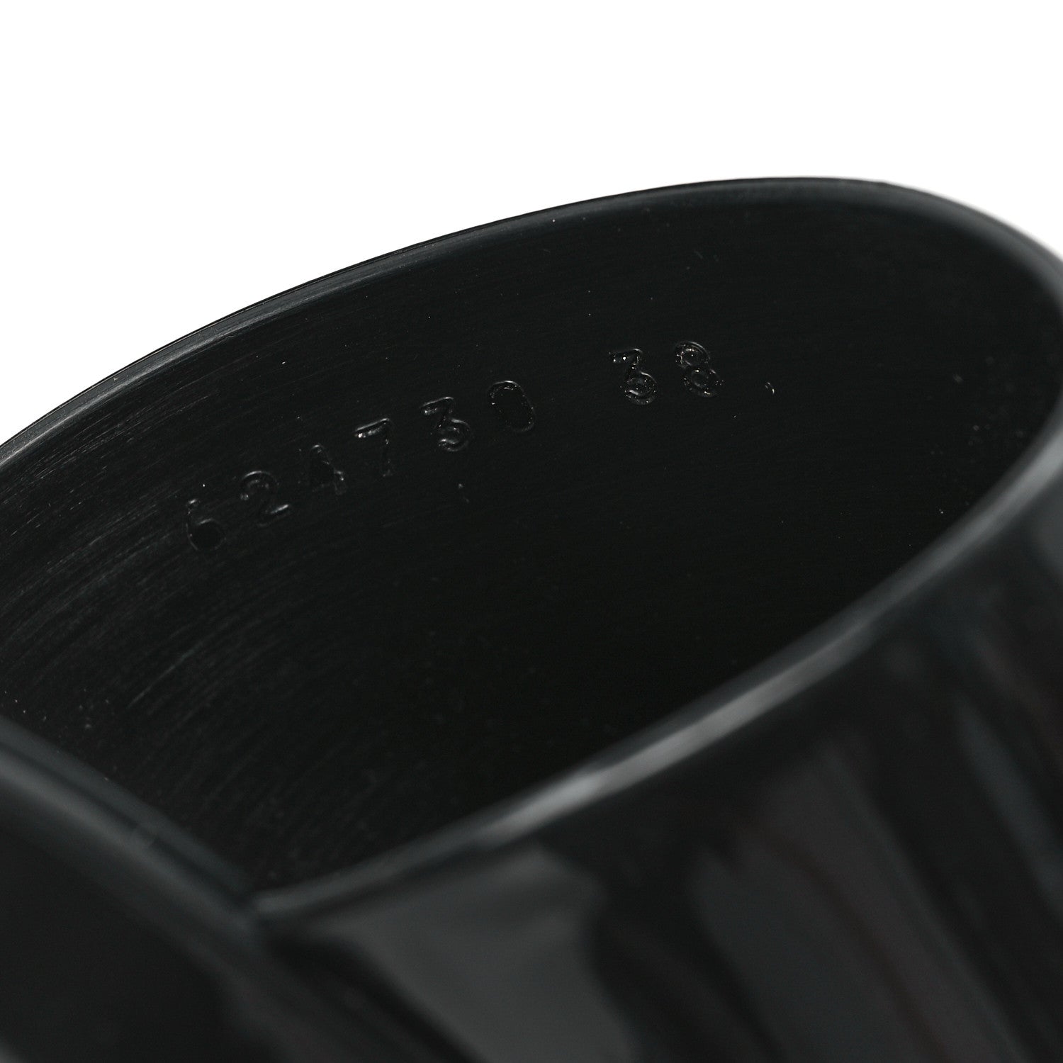Gucci Rubber Gucci Logo Womens Platform 20/60mm Slide Sandals 38 Black 9 of 10