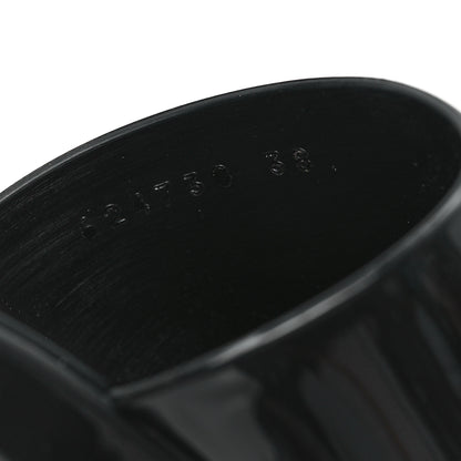 Gucci Rubber Gucci Logo Womens Platform 20/60mm Slide Sandals 38 Black 9 of 10