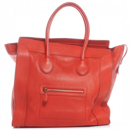 Celine Smooth Calfskin Medium Luggage Red 1 of 8