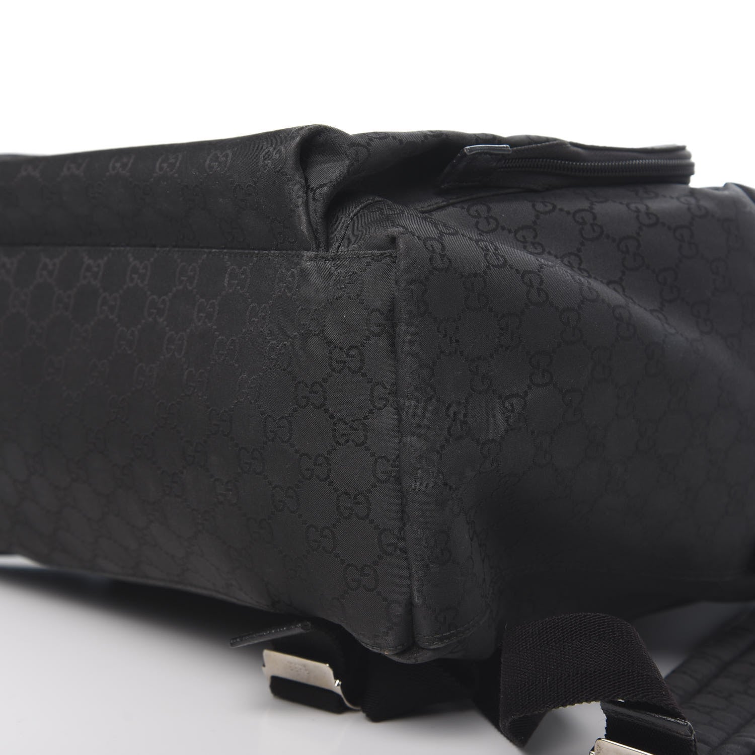 Gucci Nylon Monogram Medium Backpack Black 8 of 13