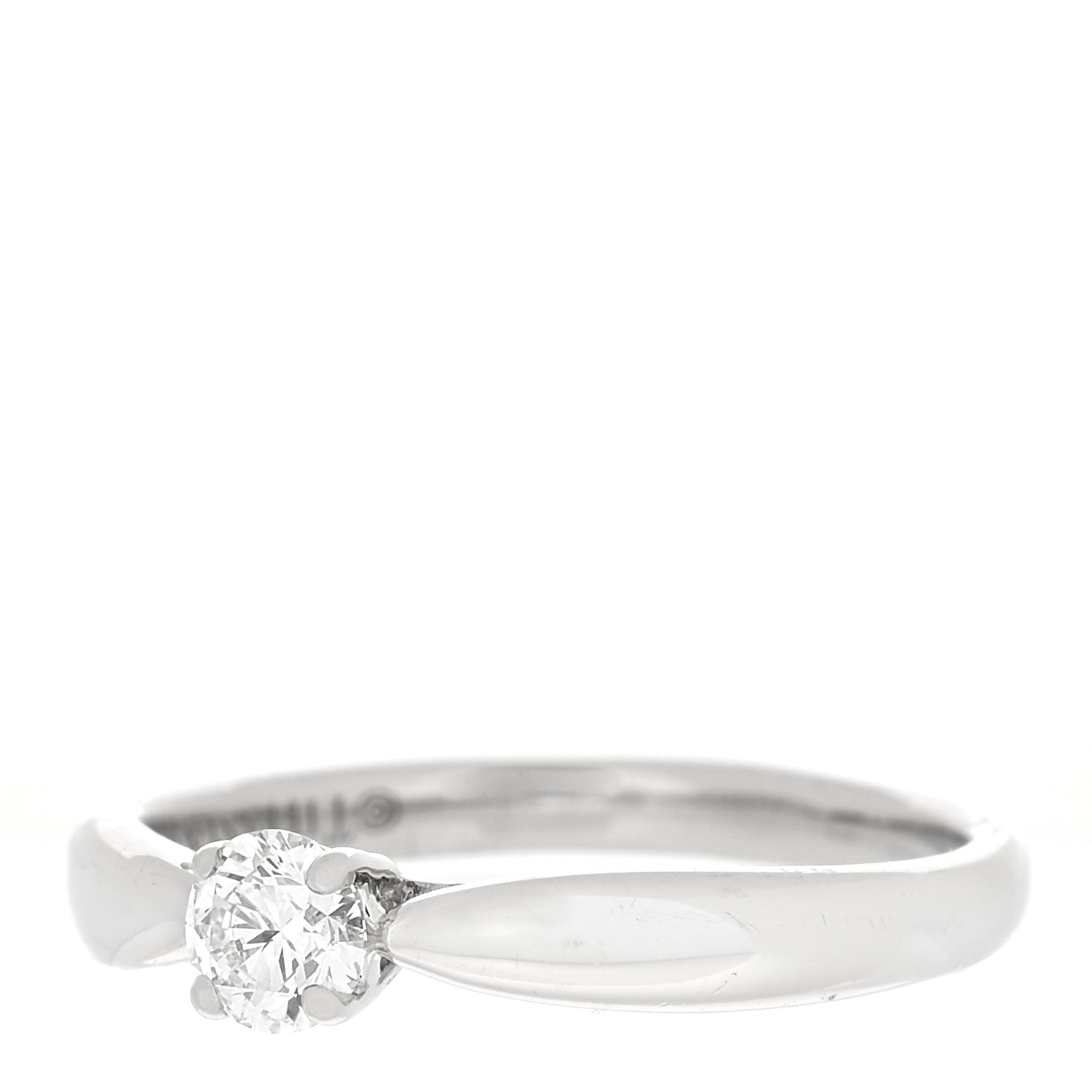 Tiffany Platinum Diamond .22ct Harmony Solitaire Engagement Ring 49 5 4 of 7