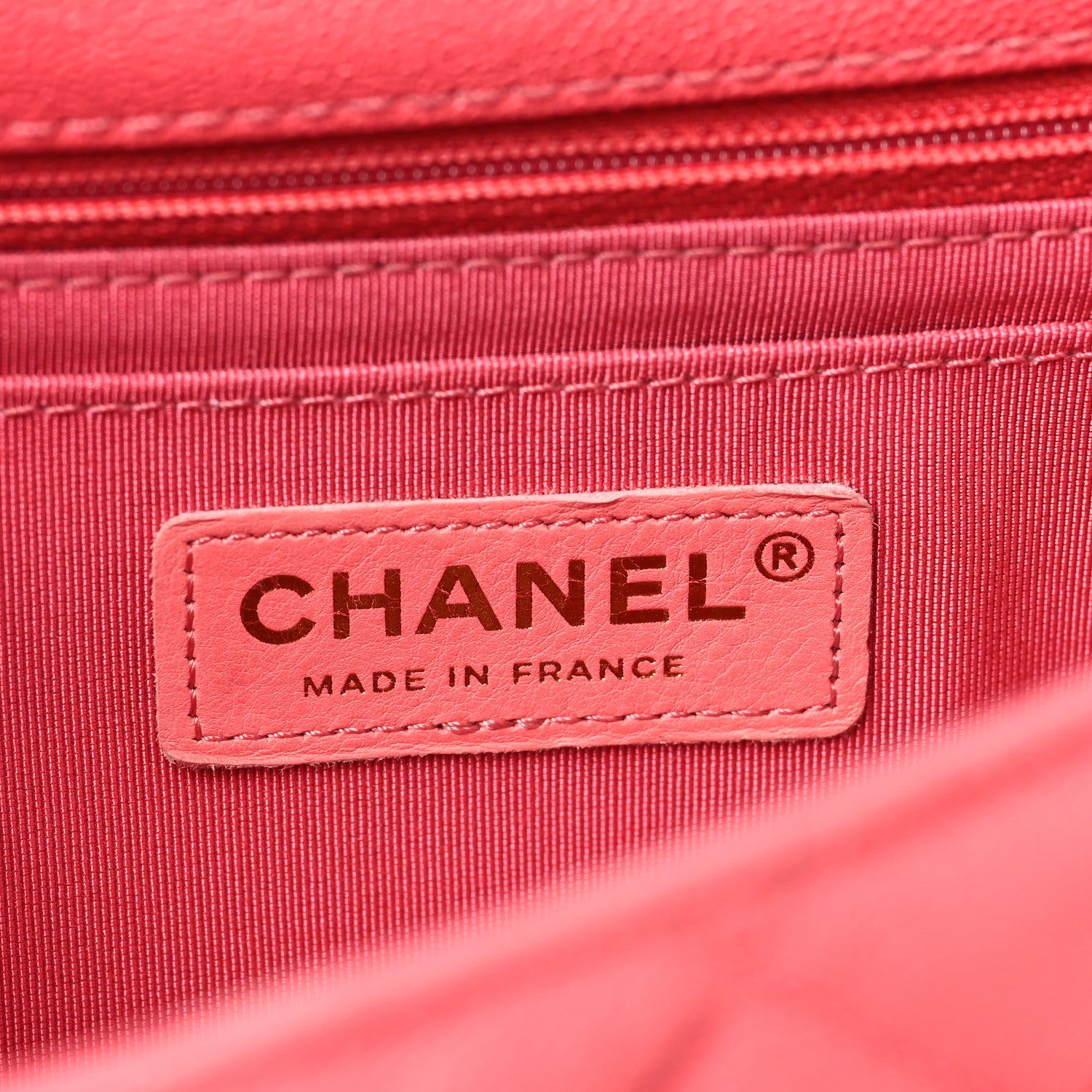 Chanel Iridescent Caviar Quilted Mini Flap With Thick Strap Pink Beige 6 of 10