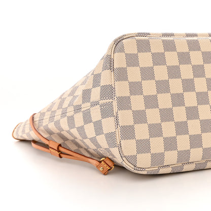 Louis Vuitton Damier Azur Neo Neverfull MM Rose Ballerine 9 of 16