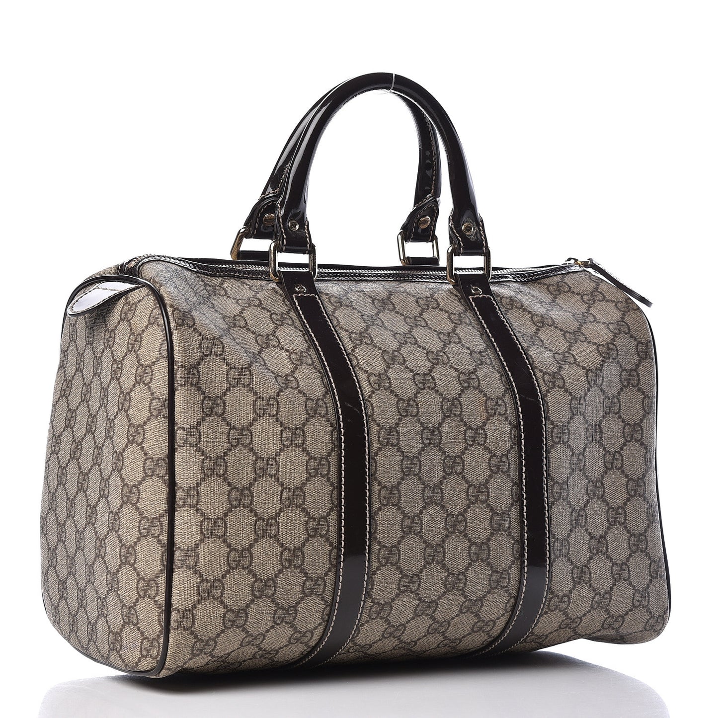 GG Plus Monogram Medium Joy Boston Dark Brown