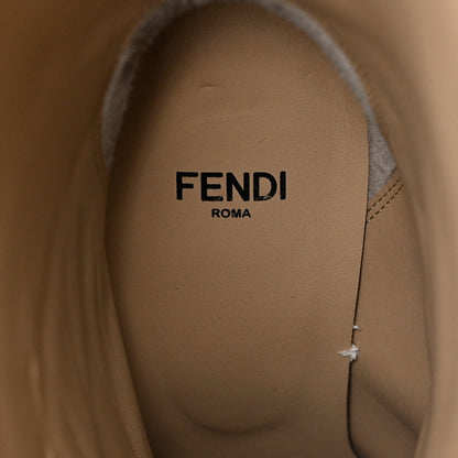 Fendi Chenille Jacquard FF 110mm Knee Boots 37 Tortora Nuvola 8 of 11