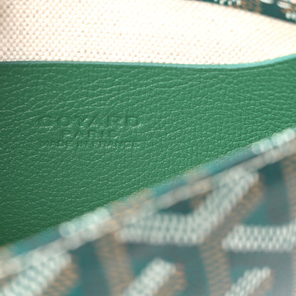 Goyard Goyardine Plumet Wallet Clutch Green 6 of 9