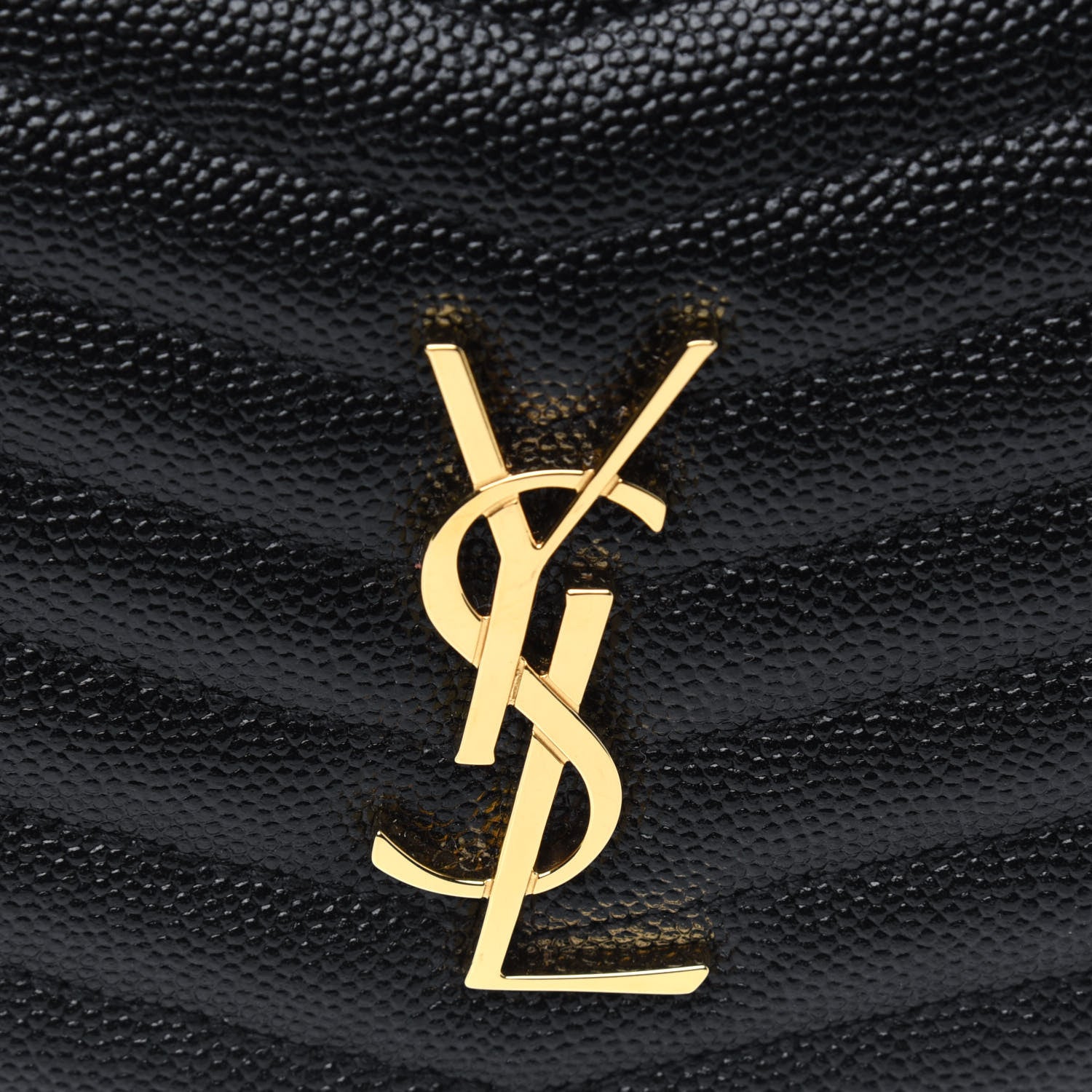 Saint Laurent Grain De Poudre Matelasse Monogram Mini Lou Camera Bag Black 5 of 5