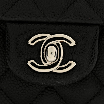 Chanel Caviar Quilted Flap Clutch Black 12 of 12