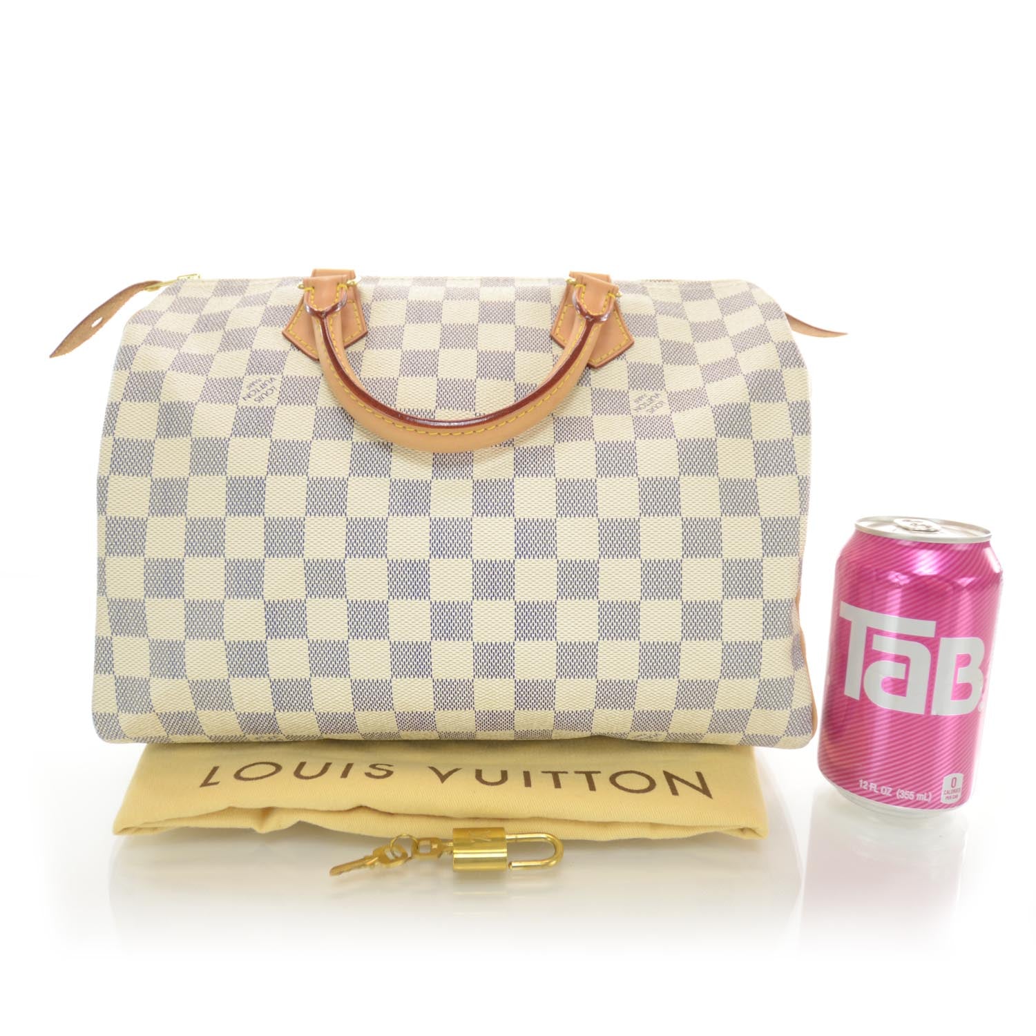 Louis Vuitton Damier Azur Speedy 30 2 of 6